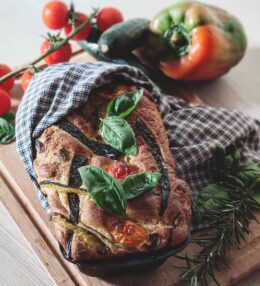 Plumcake salato alle verdure